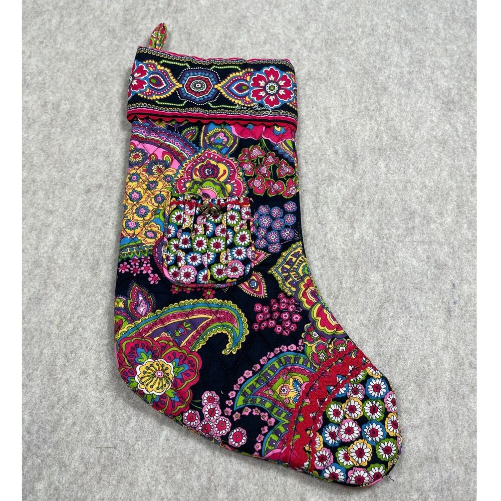 Vera Bradley Christmas Stocking Symphony In Hue